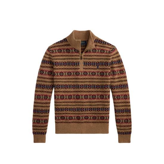 26FW 랄프 로렌 니트웨어 710B28589001 MULTI BROWN