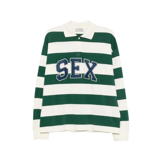 26FW 까르네 볼렌떼 폴로 티셔츠 POL0101 STRIP GREEN NEUTRALS