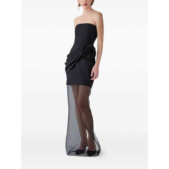 26FW 캐롤리나 헤레라 롱 원피스 PS2611N770SFA 001 BLACK - CAROLINA HERRERA