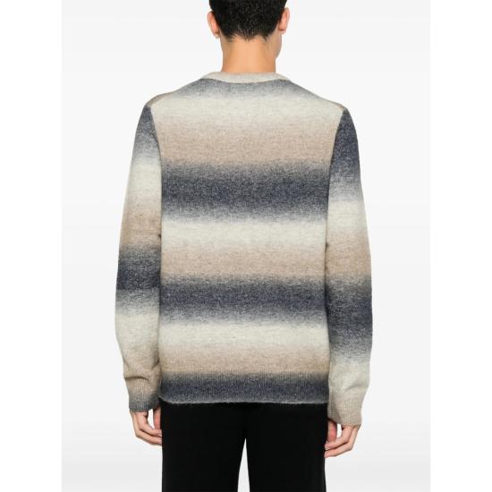 26FW 삼소앤삼소 니트웨어 15012 AIDEN SALUT GREY BLUE - SAMSOE SAMSOE