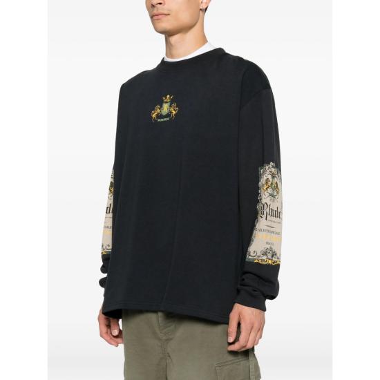 26FW 루드 탑 RHFW26TT16012 8614 BLACK - RHUDE