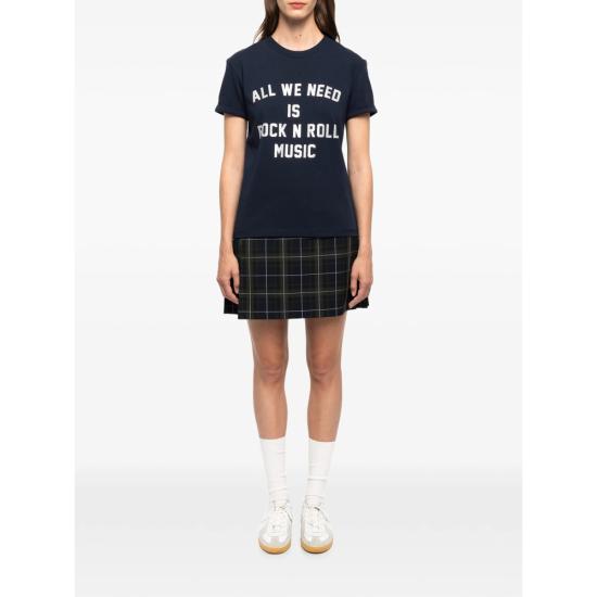 26FW 자딕앤볼테르 탑 JWTS02965 ENCRE BLUE - ZADIG & VOLTAIRE