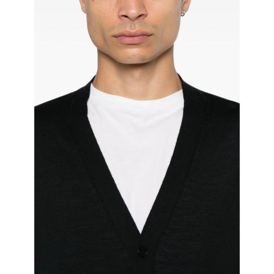 26FW 존스메들리 가디건 BRADRICK BLACK - JOHN SMEDLEY
