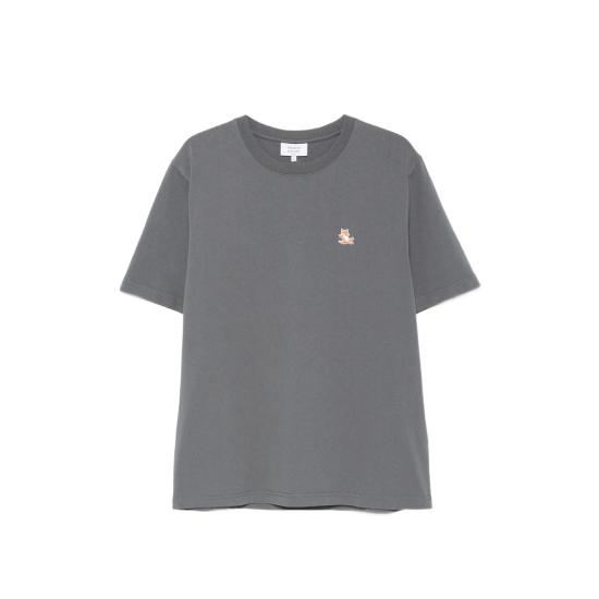 26FW 메종키츠네 탑 MRMJT37KJ7025 STGRE GREY