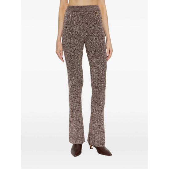 26FW 스포트막스 플레어 팬츠 SPXVELO 081F 008 BROWN NEUTRALS - SPORTMAX