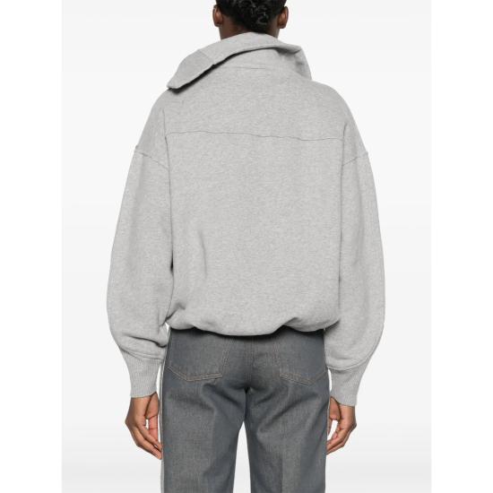 26FW 스포트막스 긴팔 티셔츠 SPXAEROSI 245F 003 GREY - SPORTMAX