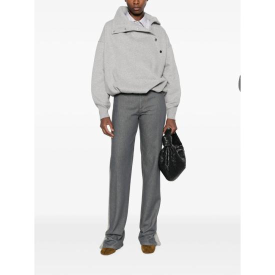 26FW 스포트막스 긴팔 티셔츠 SPXAEROSI 245F 003 GREY - SPORTMAX