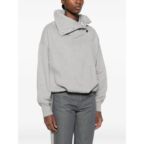 26FW 스포트막스 긴팔 티셔츠 SPXAEROSI 245F 003 GREY - SPORTMAX