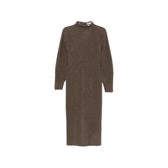 26FW 막스마라 미디 원피스 MXSTENUTA 273F 002 BROWN