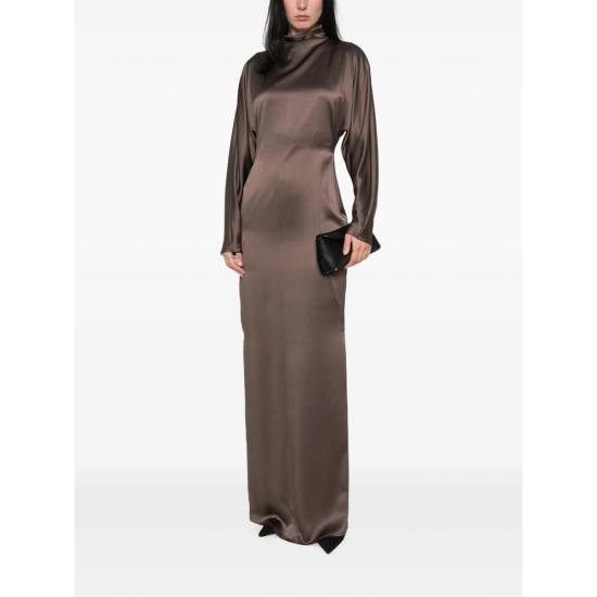 26FW 막스마라 롱 원피스 MXSSPUMA 214 013 BROWN - MAX MARA