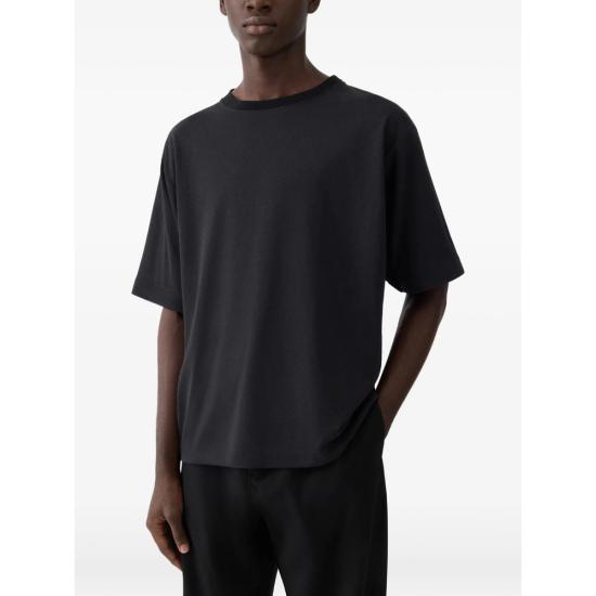 26FW 자크뮈스 롱 카레 반팔 티셔츠 TSM00578 AJ00254 990 BLUE - JACQUEMUS