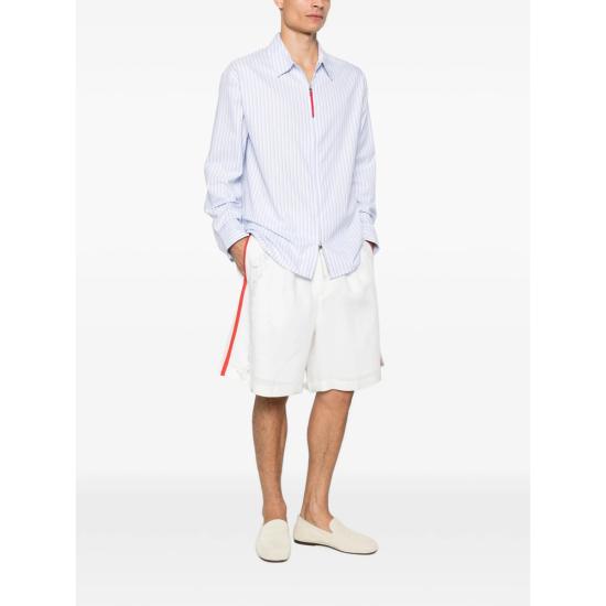 26FW 자크뮈스 긴팔 셔츠 SHM00644 AW00936 3OB WHITE BLUE - JACQUEMUS