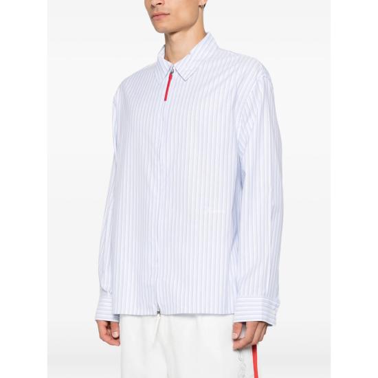 26FW 자크뮈스 긴팔 셔츠 SHM00644 AW00936 3OB WHITE BLUE - JACQUEMUS