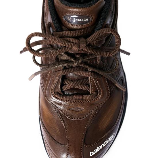 26FW 발렌시아가 레이더 레더 스니커즈 865703 WSTVL 2010 BROWN BLACK - BALENCIAGA