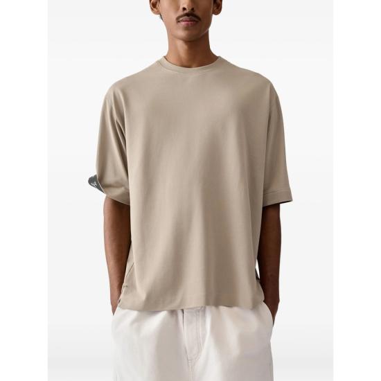 26FW 자크뮈스 롱 카레 반팔 티셔츠 TSM00578 AJ00254 150 NEUTRALS - JACQUEMUS