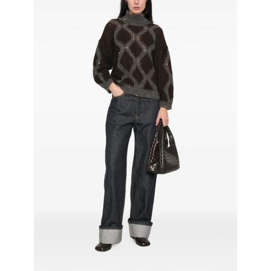 26FW 빠니깔레 터틀넥 D390496L 0291 BROWN GREY - PANICALE