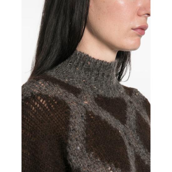 26FW 빠니깔레 터틀넥 D390496L 0291 BROWN GREY - PANICALE