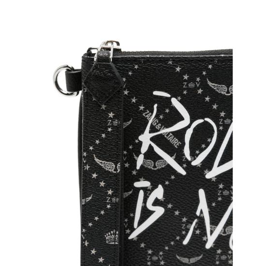 26FW 자딕앤볼테르 클러치/파우치 LWSG03861 BLACK - ZADIG & VOLTAIRE