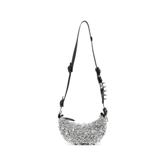 26FW 이너라움 클러치/파우치 HM0SLBKSTUD SILBK BLACK SILVER