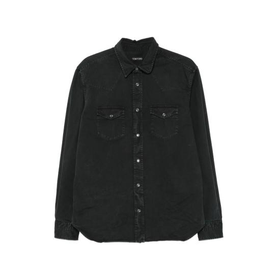 26FW 톰포드 긴팔 셔츠 FMC304 HDS001 NAA BLACK