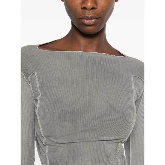 26FW 베이스레인지 탑 TTOMLG CR OMATO ELGRE GREY - BASERANGE