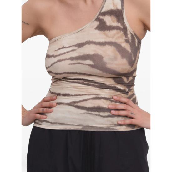 26FW 베이스레인지 민소매 티셔츠 TTST BL SPECK TIGER NEUTRALS BROWN - BASERANGE