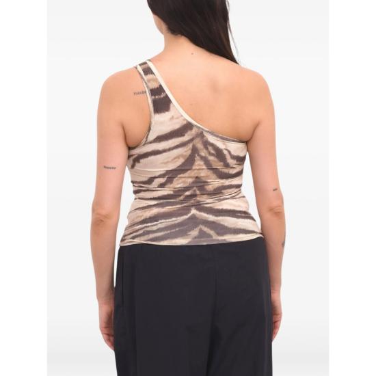 26FW 베이스레인지 민소매 티셔츠 TTST BL SPECK TIGER NEUTRALS BROWN - BASERANGE