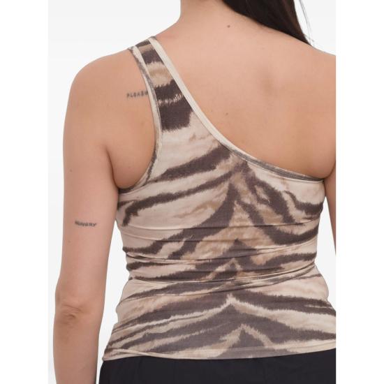 26FW 베이스레인지 민소매 티셔츠 TTST BL SPECK TIGER NEUTRALS BROWN - BASERANGE
