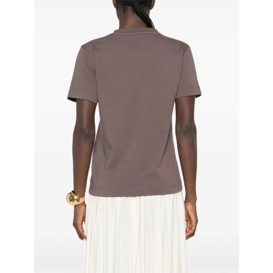 26FW 자크뮈스 그로그랭 로고 솟슬리브 티셔츠 TSW00550 AJ00029 850 BROWN - JACQUEMUS