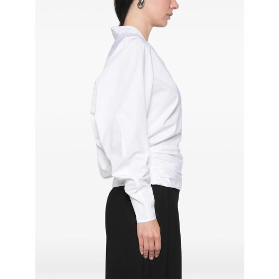 26FW 자크뮈스 셔츠 TOW00928 AW00780 100 WHITE BLACK - JACQUEMUS