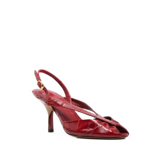 26FW 자크뮈스 힐/펌프스 FOW00223 AC33H01 470 RED - JACQUEMUS