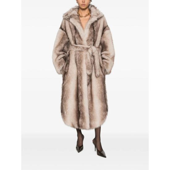 26FW 더프랭키샵 코트 RAVELLO GREY NEUTRALS - THE FRANKIE SHOP