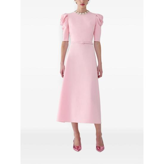 26FW 캐롤리나 헤레라 미디 원피스 PS2611N512SFR 851 PINK - CAROLINA HERRERA