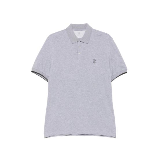 26FW 브루넬로 쿠치넬리 피케 폴로 셔츠 ME8548788 CGG43 GREY