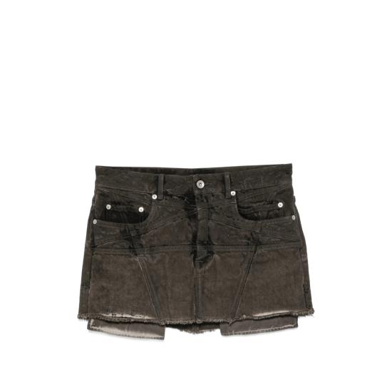 26FW 다크쉐도우 데님 스커트 DS02F6347 DRKET2 34 GREY