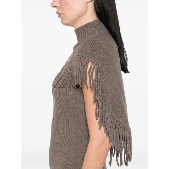 26FW 심카이 롱 원피스 526 1023 K MUSHM BROWN - SIMKHAI