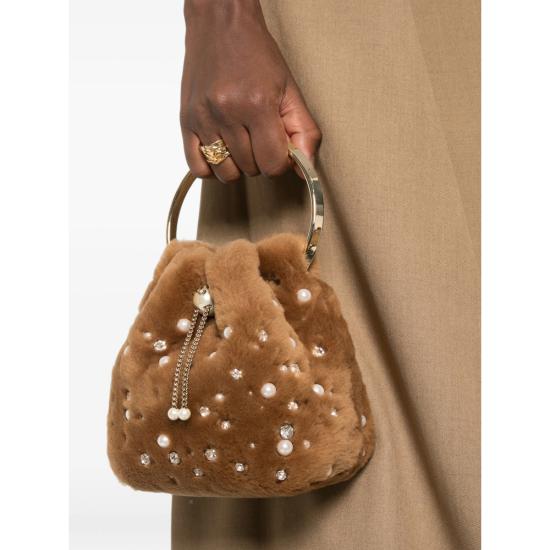 26FW 지미추 토트백 BON BON GNJ TOLGO BROWN - JIMMY CHOO