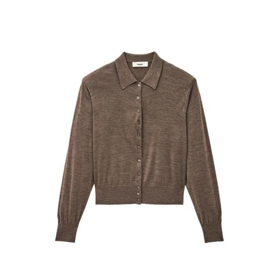 26FW 바쉬 가디건 BOSTON CHAMO BROWN