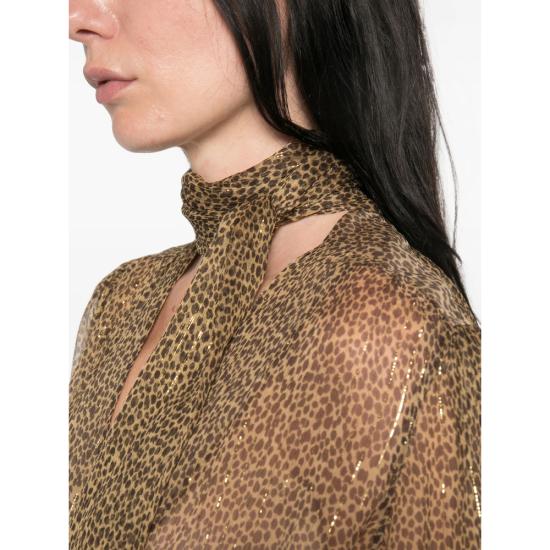 26FW 발렌티노 가라바니 블라우스 9B3AB8K4AE2 DHR NEUTRALS BROWN - VALENTINO GARAVANI