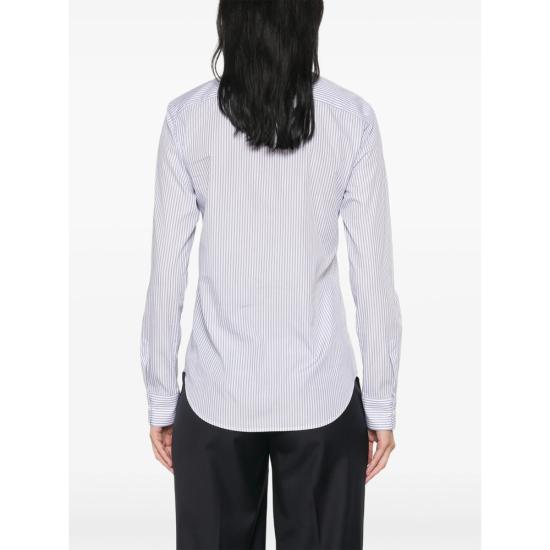 26FW 카미체리아 마짜렐리 셔츠 135 GEA C 27 WHITE BLUE - CAMICERIA MAZZARELLI