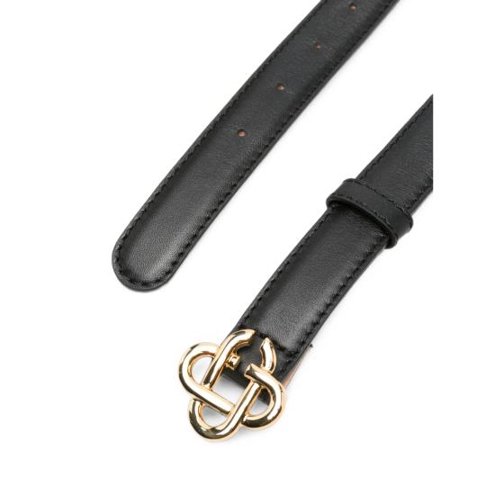 26FW 카사블랑카 가죽 벨트 AW26 ACC 283 01 BKGOL BLACK - CASABLANCA