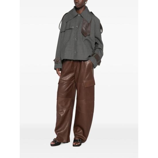 26FW 페타르 페트로브 가죽 팬츠 PA02797 F26LP11 2101 BROWN - PETAR PETROV