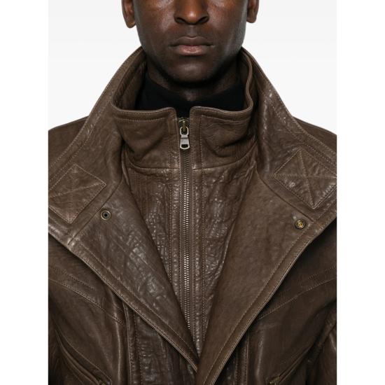 26FW 페타르 페트로브 가죽 자켓 JL01810 F26LJ6 6286 BROWN - PETAR PETROV