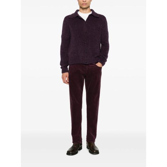 26FW 트라마로사 스트레이트 팬츠 MICHELANGELO V005 BORDE PURPLE - TRAMAROSSA