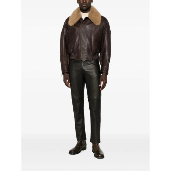 26FW 페타르 페트로브 가죽 자켓 JL01802 F26LJ9 1875 BROWN - PETAR PETROV