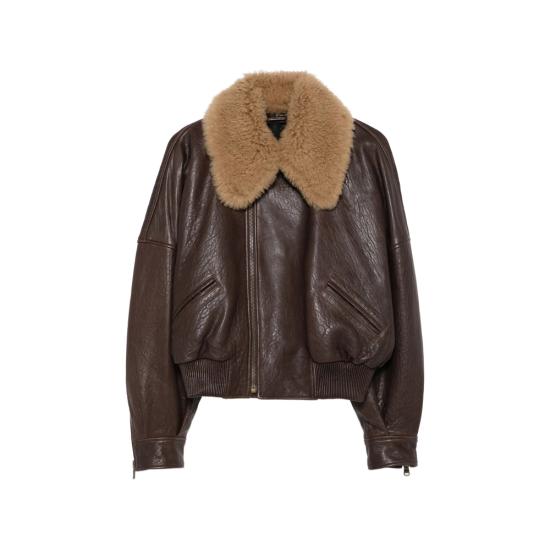 26FW 페타르 페트로브 가죽 자켓 JL01802 F26LJ9 1875 BROWN