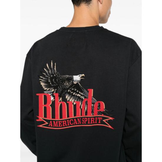 26FW 루드 탑 RHFW26TT15012 3164 BLACK - RHUDE