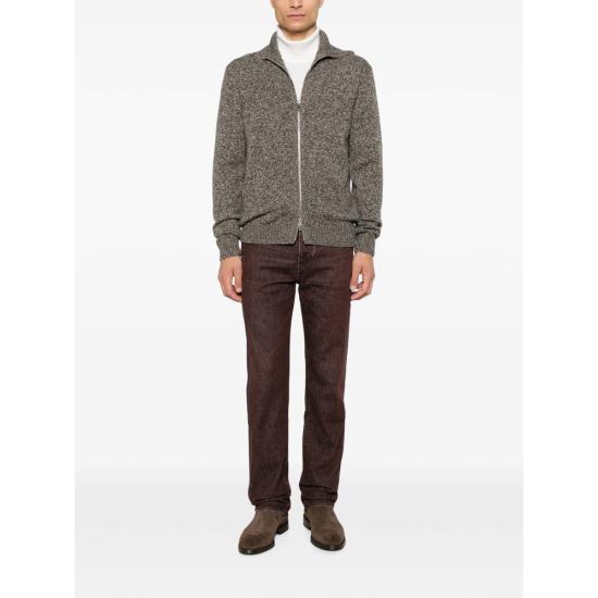 26FW 자노네 집업 니트 810356 ZN233 Z5566 GREY - ZANONE