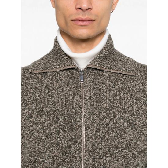 26FW 자노네 집업 니트 810356 ZN233 Z5566 GREY - ZANONE