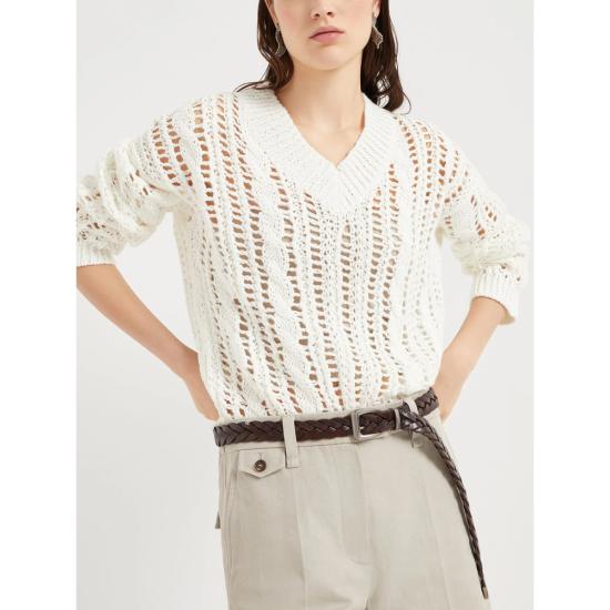 26FW 브루넬로 쿠치넬리 레귤러 벨트 M0C10C268 C6074 BROWN - BRUNELLO CUCINELLI
